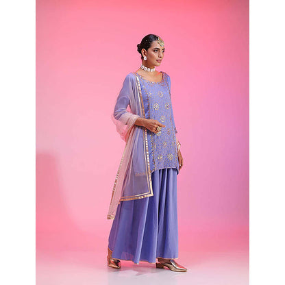 Kudi Pataka Designs Gulabo/La Kurta with Palazzo and Dupatta