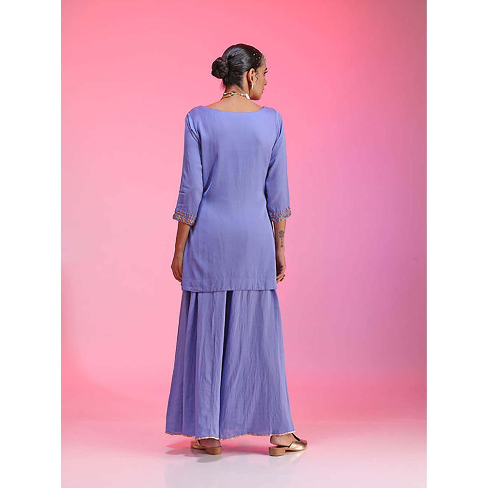 Kudi Pataka Designs Gulabo/La Kurta with Palazzo and Dupatta
