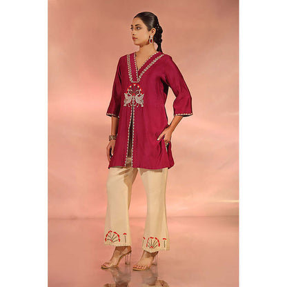 Kudi Pataka Designs Hansa Kurta with Pant