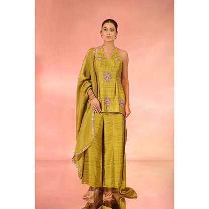 Kudi Pataka Designs Heena Kurta with Palazzo and Dupatta