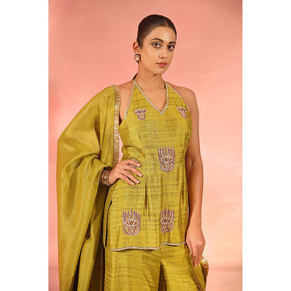 Kudi Pataka Designs Heena Kurta with Palazzo and Dupatta