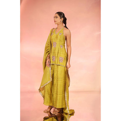 Kudi Pataka Designs Heena Kurta with Palazzo and Dupatta