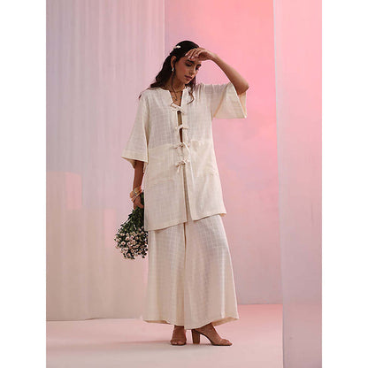 Kudi Pataka Designs Junko Tunic with Palazzo