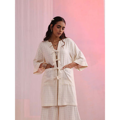 Kudi Pataka Designs Junko Tunic with Palazzo