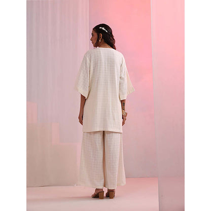 Kudi Pataka Designs Junko Tunic with Palazzo