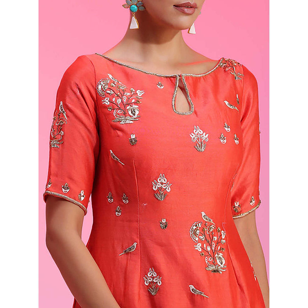 Kudi Pataka Designs Mahi/Co Kurta with Sharara and Dupatta