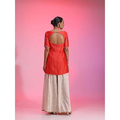 Kudi Pataka Designs Mahi/Co Kurta with Sharara and Dupatta