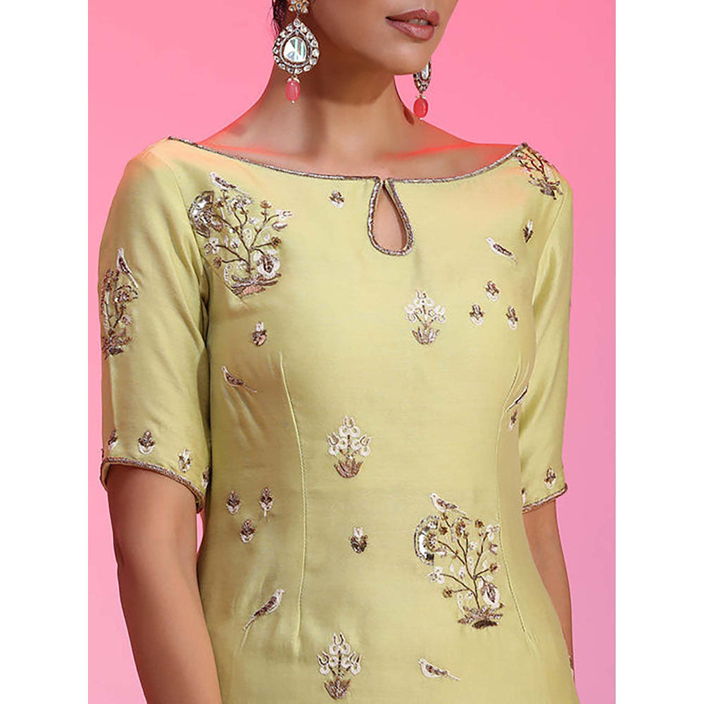 Kudi Pataka Designs Mahi/Lg Kurta with Sharara and Dupatta