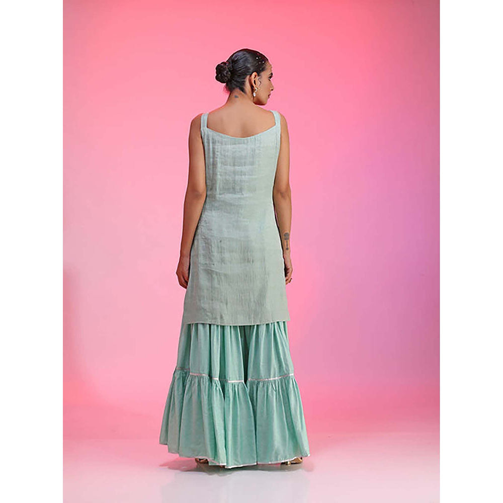 Kudi Pataka Designs Nadira/Aq Kurta with Sharara and Dupatta