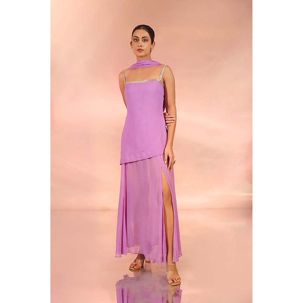 Kudi Pataka Designs Nisha Kurti with Palazzo and Dupatta