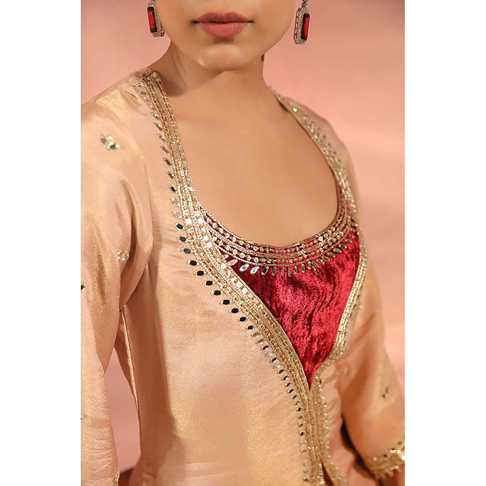 Kudi Pataka Designs Payal Kurti with Palazzo