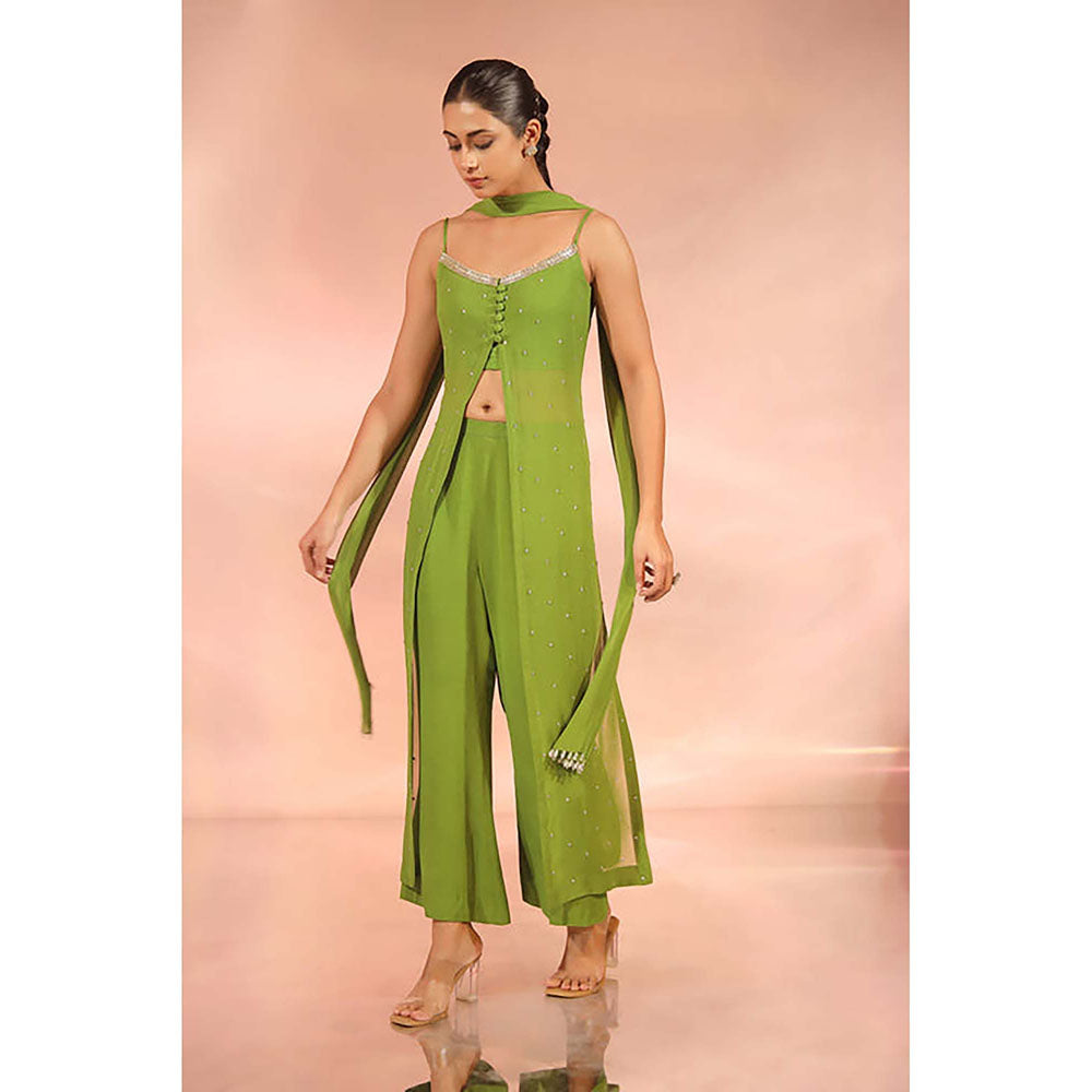 Kudi Pataka Designs Pooja Kurta with Pant and Dupatta
