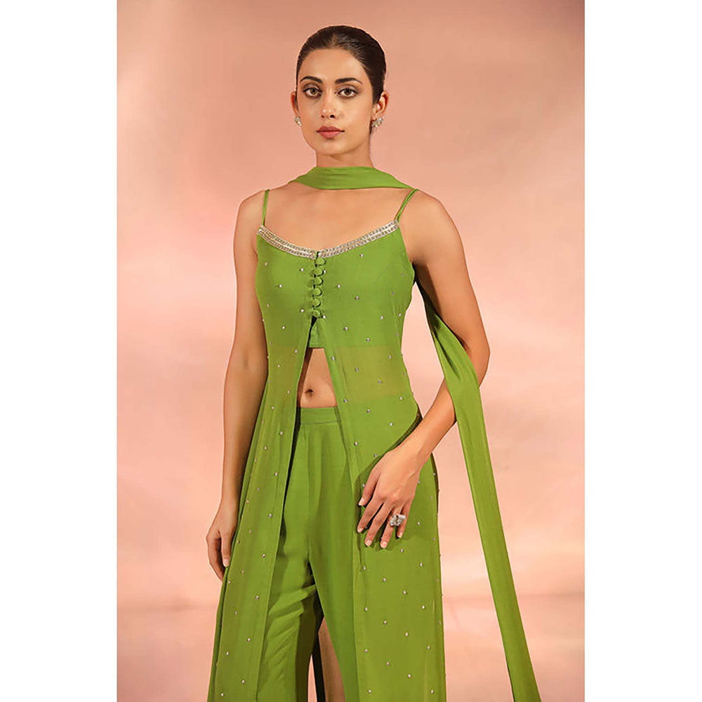 Kudi Pataka Designs Pooja Kurta with Pant and Dupatta