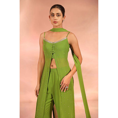 Kudi Pataka Designs Pooja Kurta with Pant and Dupatta