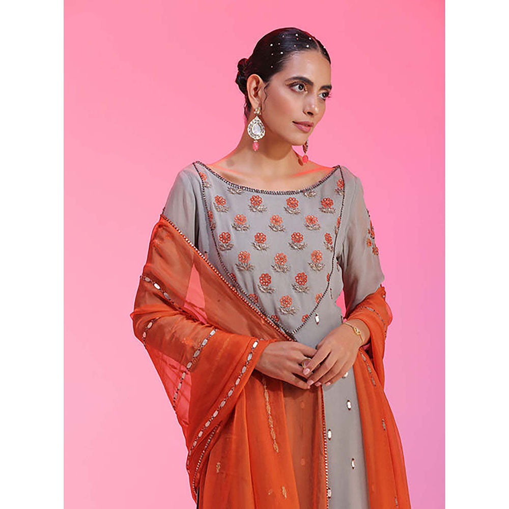 Kudi Pataka Designs Roohi/Go Kurta with Sharara and Dupatta