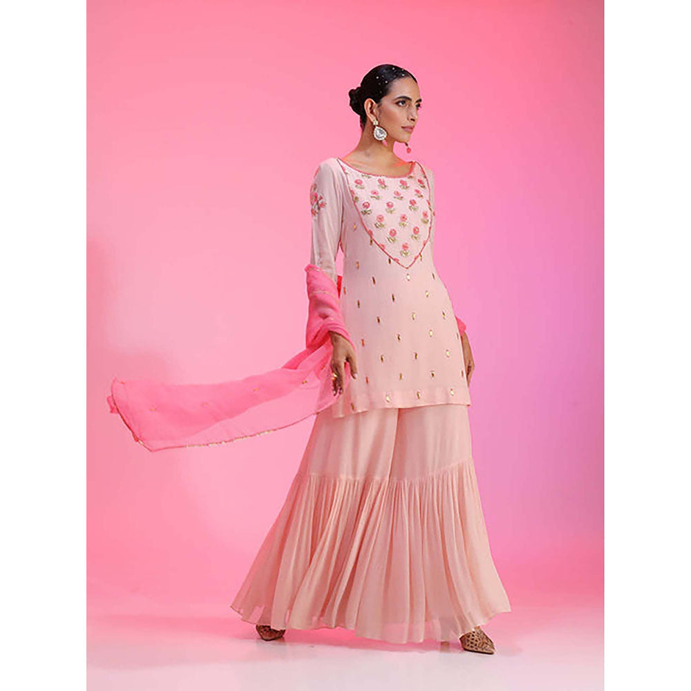Kudi Pataka Designs Roohi/Sp Kurta with Sharara and Dupatta
