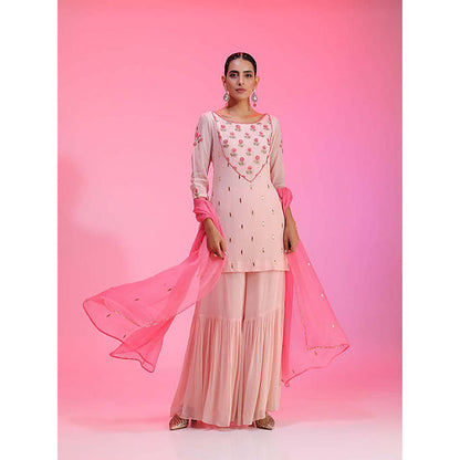 Kudi Pataka Designs Roohi/Sp Kurta with Sharara and Dupatta