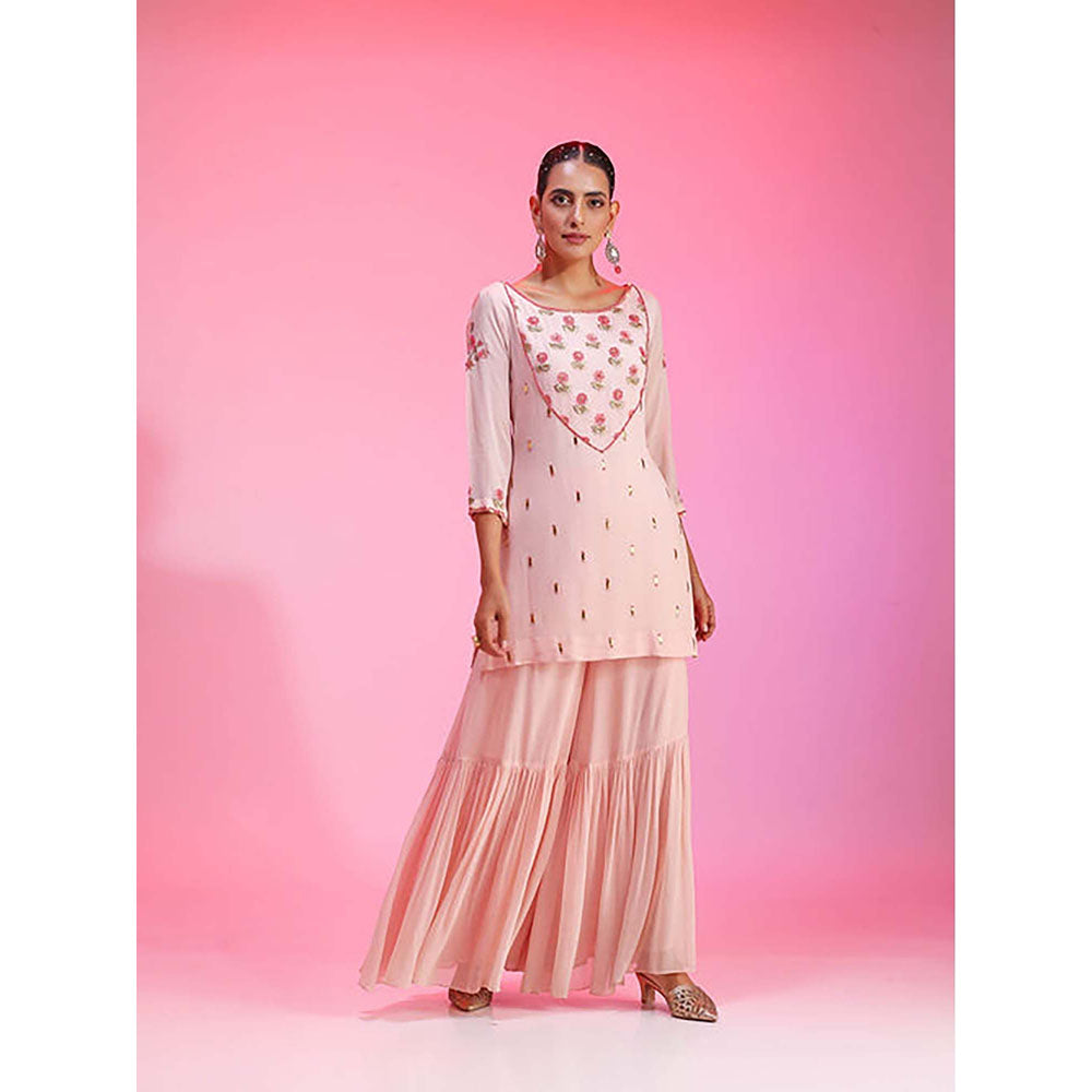 Kudi Pataka Designs Roohi/Sp Kurta with Sharara and Dupatta