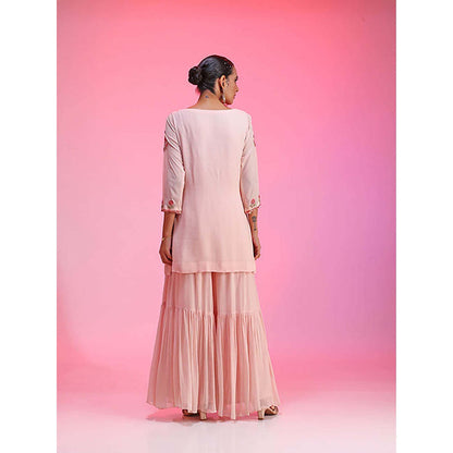 Kudi Pataka Designs Roohi/Sp Kurta with Sharara and Dupatta