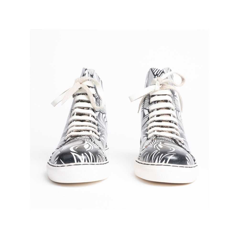 Kavith Sainaani Printed Eye Bow Sneakers