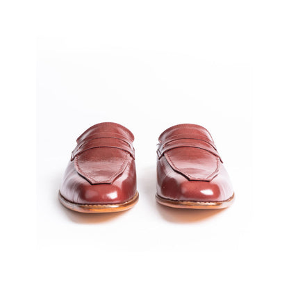 Kavith Sainaani Red Square Toe Mules