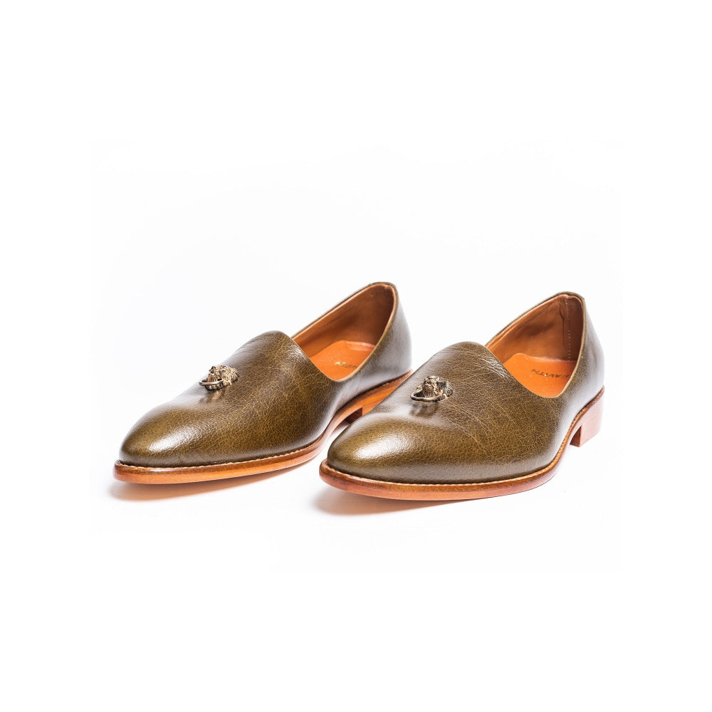 Kavith Sainaani Olive Ornament Jutti