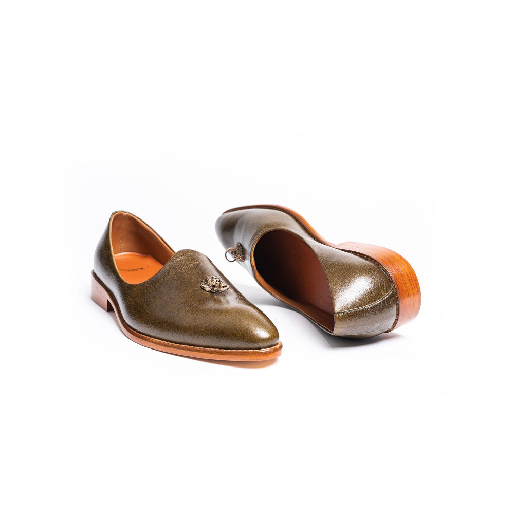 Kavith Sainaani Olive Ornament Jutti