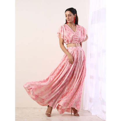 Label Nitika Baby Pink Co-Ord (Set of 2)