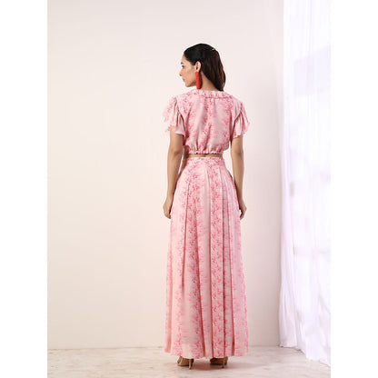 Label Nitika Baby Pink Co-Ord (Set of 2)