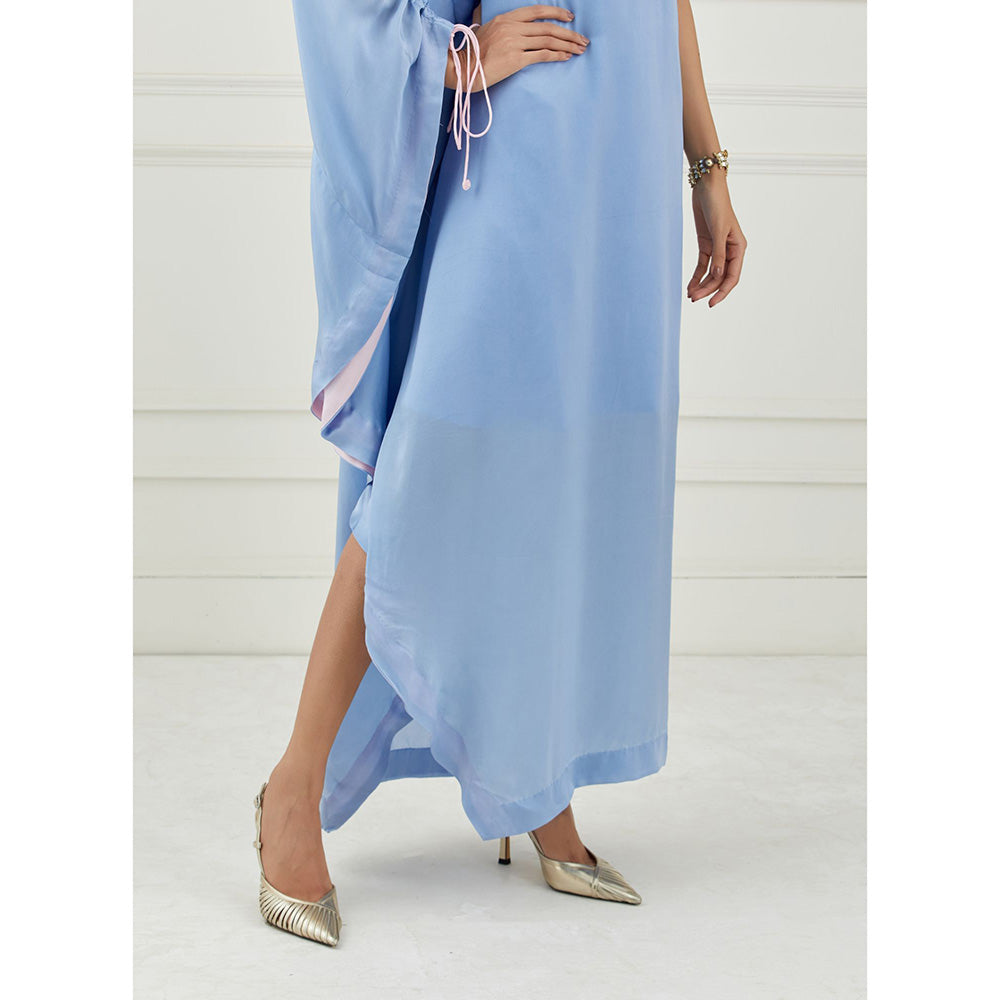 Label Nitika Moon Blue One Shoulder Dress