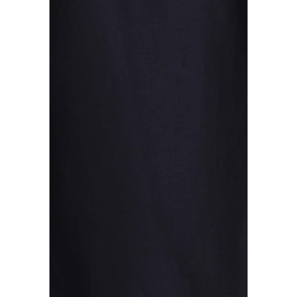Label Earthen Women Navy Blue Embroidered Kurta with Pant & Dupatta (Set of 3)