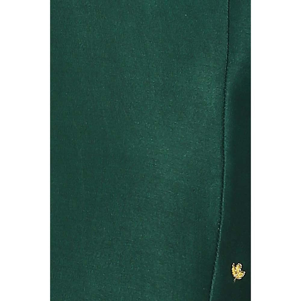 Label Earthen Women Green Embroidered Kurta with Pant & Dupatta (Set of 3)