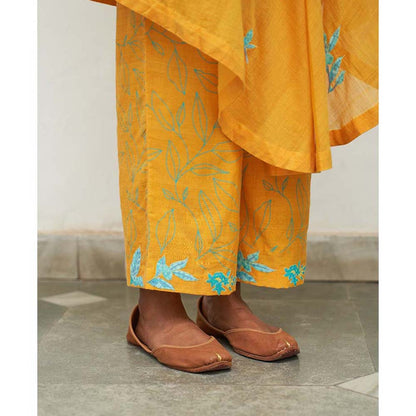 Label Earthen Lili Hand Woven Kurta Pant with Dupatta (Set of 3)