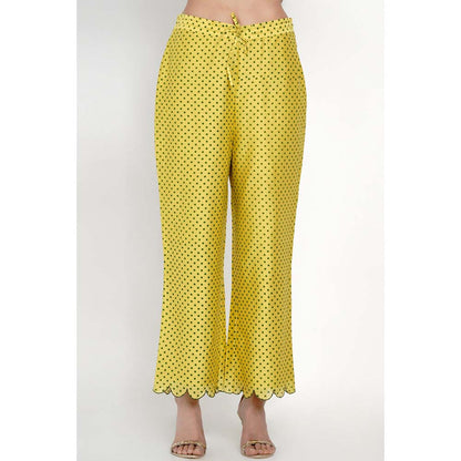 Label Earthen Nirali Straight Striped Kurta Pant with Embroidered Dupatta (Set of 3)