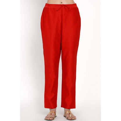 Label Earthen Oorvi Hand Embroidered Kurta with Pant (Set of 2)