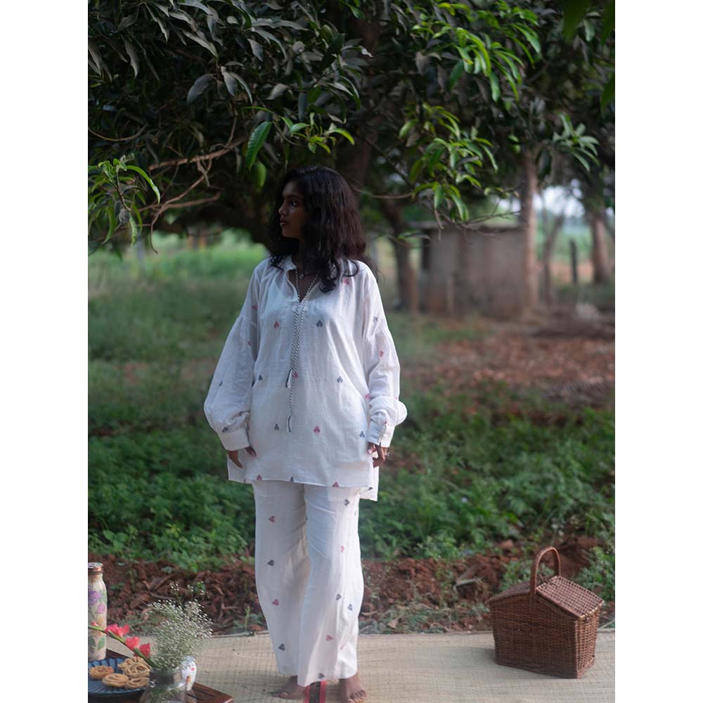 Label Earthen Ivory Co-Ord (Set of 2)