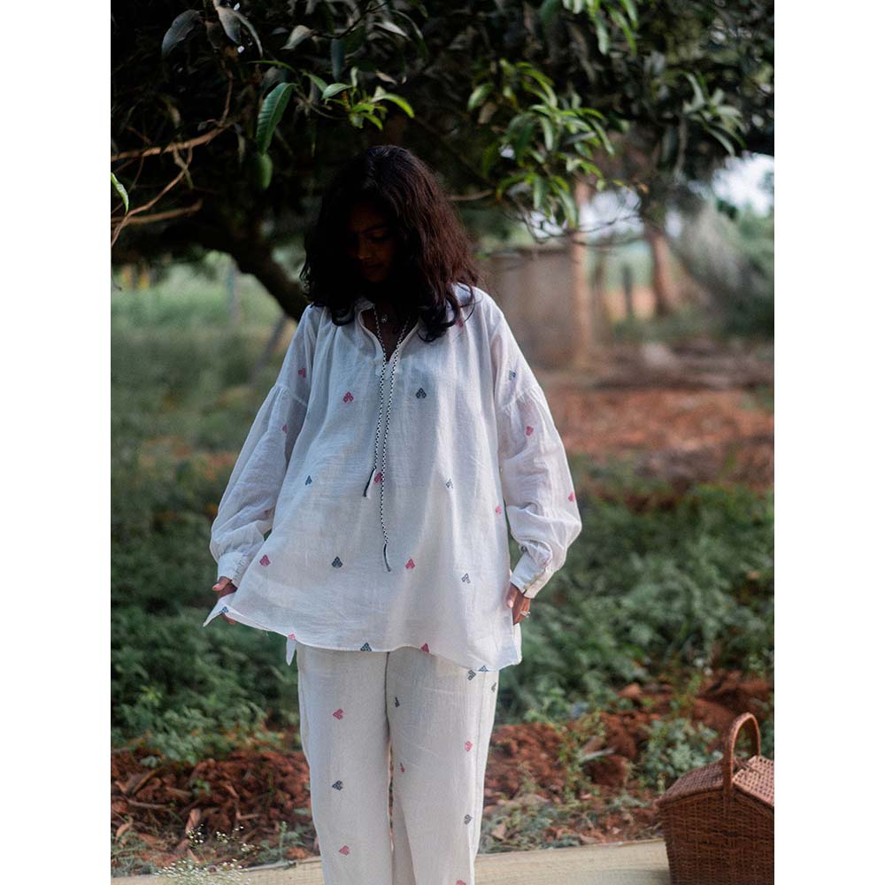 Label Earthen Ivory Co-Ord (Set of 2)
