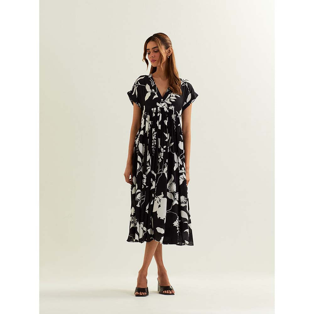 Label Earthen Black Bosona Dress