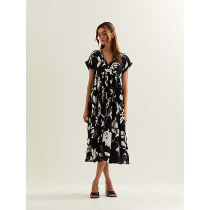 Label Earthen Black Bosona Dress