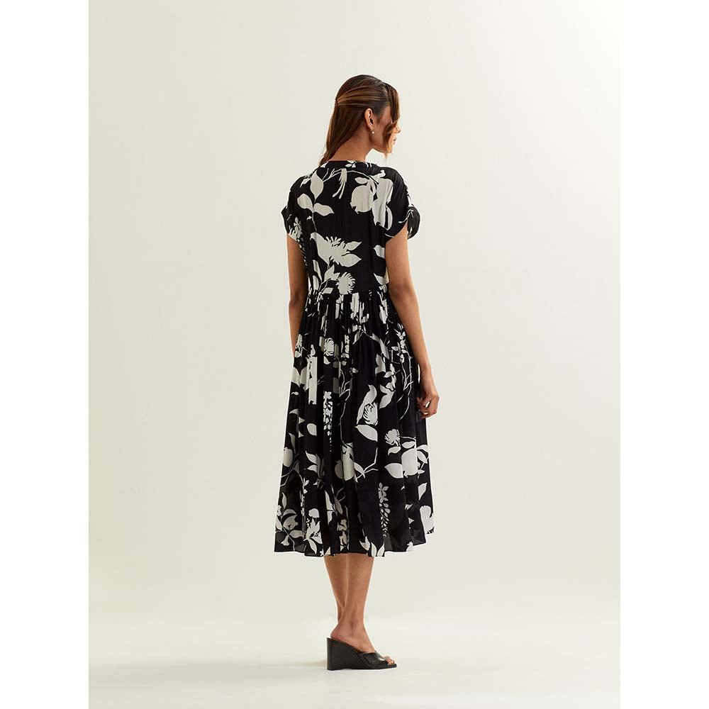 Label Earthen Black Bosona Dress