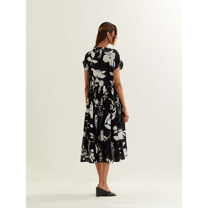 Label Earthen Black Bosona Dress