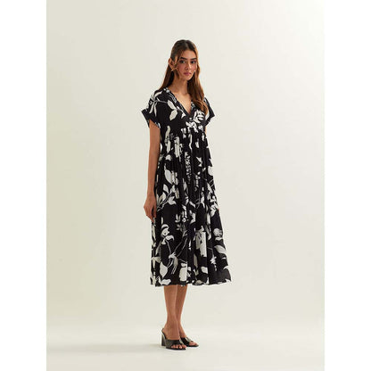 Label Earthen Black Bosona Dress