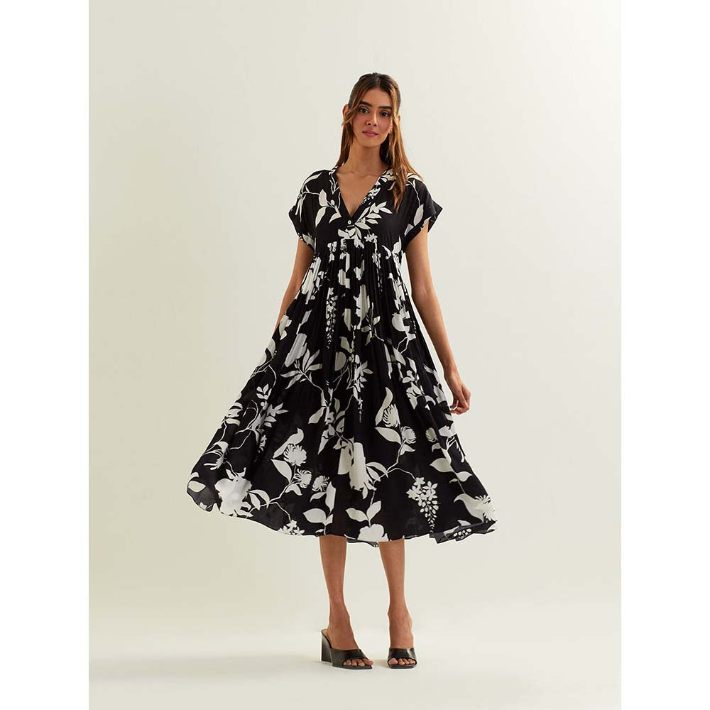 Label Earthen Black Bosona Dress