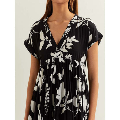 Label Earthen Black Bosona Dress