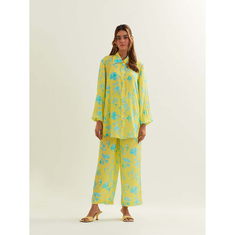 Label Earthen Green Difoda Co-Ord (Set of 2)