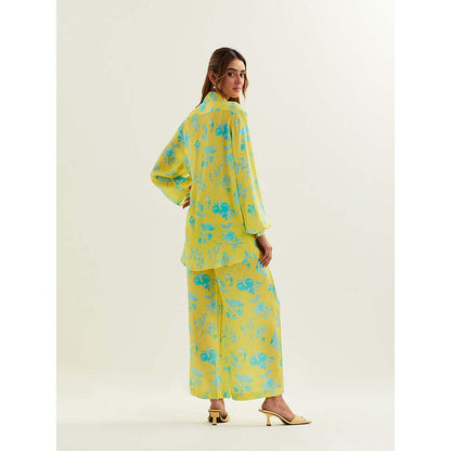 Label Earthen Green Difoda Co-Ord (Set of 2)