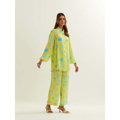 Label Earthen Green Difoda Co-Ord (Set of 2)