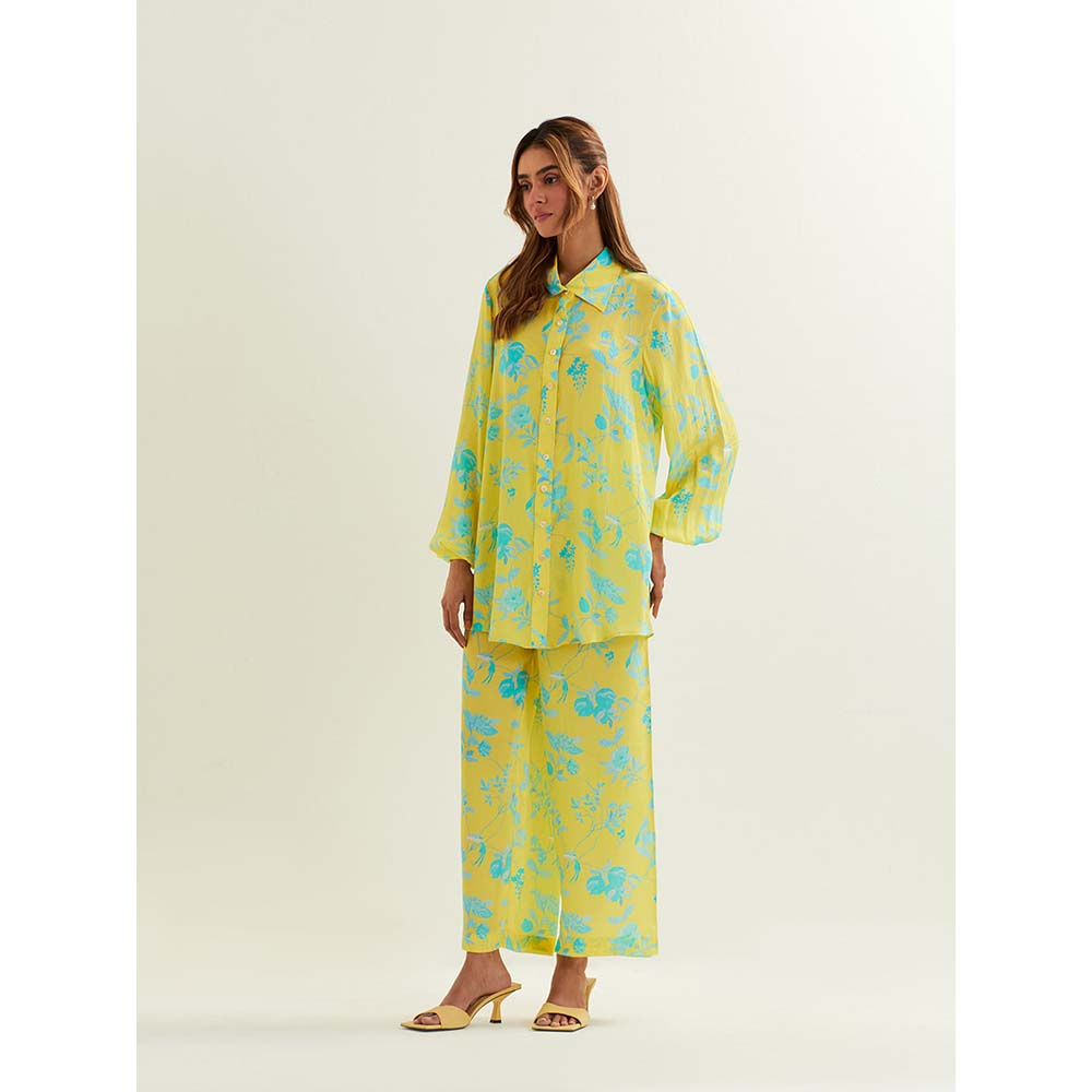 Label Earthen Green Difoda Co-Ord (Set of 2)