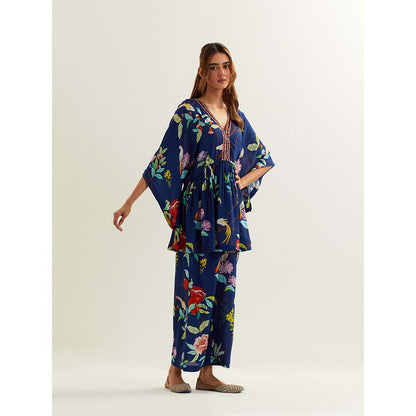 Label Earthen Blue Izar Co-Ord (Set of 2)