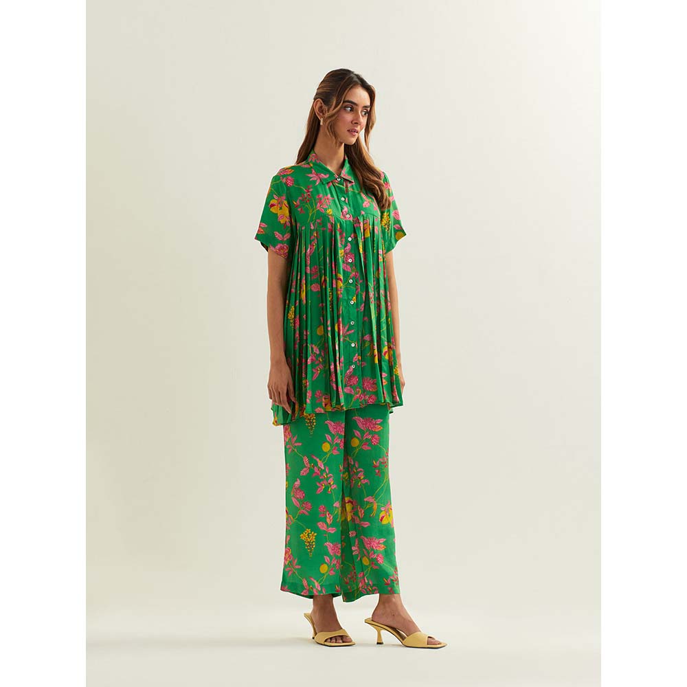 Label Earthen Green Rene Co-Ord (Set of 2)